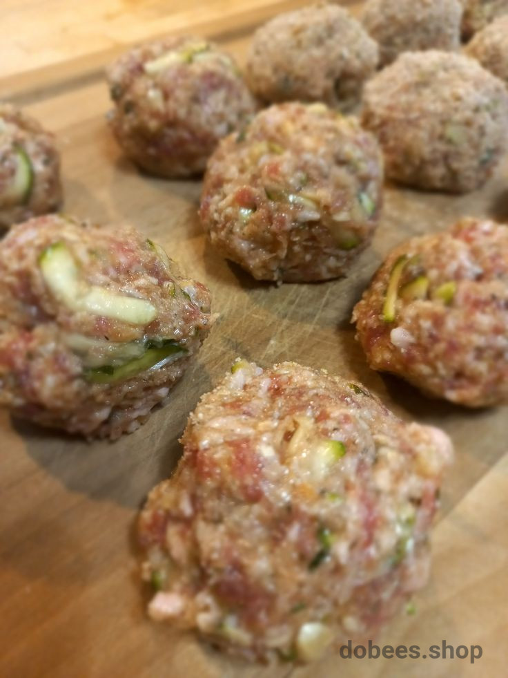 Sausage and Zucchini Meatballs